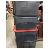 (5) storage totes