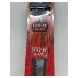 Great outdoorsman double edge Pax saw