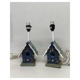 Bird house lamps