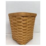 Longaberger wastebasket 1995 with protector