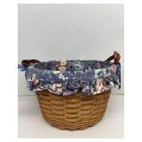 Longaberger basket 1992 with protector and liner