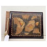 Vintage wooden Card scrapbook