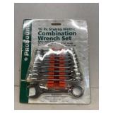 Stubby metric wrench set