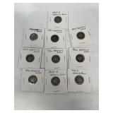10 mercury silver dimes