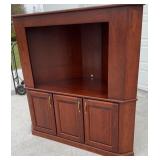 Cherry Corner Entertainment Cabinet