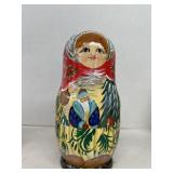 Christmas nesting doll
