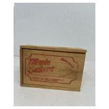 Maple suckers wooden box