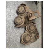 Cast-iron pulley
