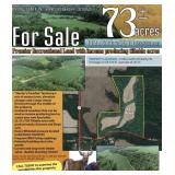 FOR SALE:  73 Acres in Liberty, IN