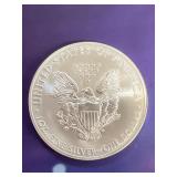 1 ounce silver dollar eagle coin