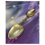 Sterling silver double sided spoon