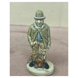 Wade, Irish figure man with dog