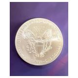 1 ounce silver eagle dollar coin