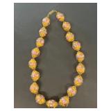 Venetian glass beaded necklace antique