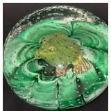 Joe St Claire FROG Paperweight, Sulphide
