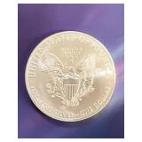 1 ounce silver eagle dollar coin