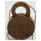 The Edwards NO KEY Brass Combination Lock