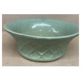 Studio Pottery Bowl, Green Glaze
