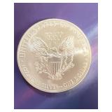 1 ounce silver eagle dollar coin