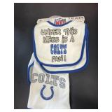 Indianapolis colts baby bibs
