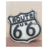 Route 66 wooden sign