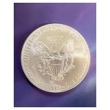 1 ounce silver eagle dollar coin