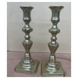 Brass candlesticks