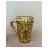 Embossed world champion bull thrower cup