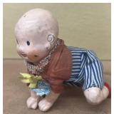Buttercup antique crawling baby