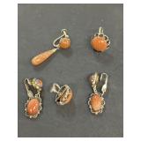 Sterling silver antique earrings