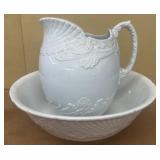 VTG Pitcher and Bowl, ** Hairlines, See photos