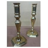 Brass candlesticks holders