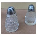 FOSTORIA salt and pepper shakers