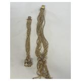 Costume Jewelry Amber mash bracelets