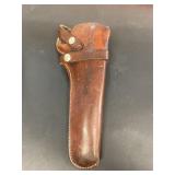 Gun holster, leather