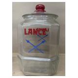 VTG Lance Pretzel Jar, Country Store