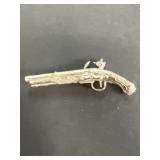 Sterling silver miniature gun