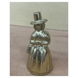 Brass lady Victorian style bell