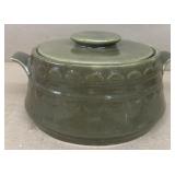 Covered Bean Pot, Stoneware