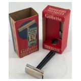 Vintage GILLETTE Razor with original box