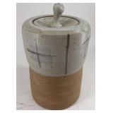 SHAFER POTTERY Lidded Jar 10.5', Important