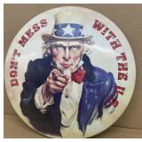 USA Uncle Same Metal Sign