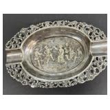 Fancy Silverplate Tray, Figural