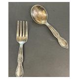 Rogers & Son Child's Fork & Spook