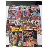 Marvel comics Masters of kung fu comic book