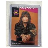 Ozzy Osbourne rookie trading card