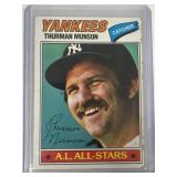 1977 Thurman Munson, New York Yankees top