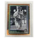 Lou Gehrig prism baseball trading card