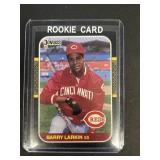 Barry Larkin 1987 Donruss rookie baseball card