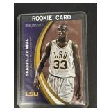 Shaquille O'Neal rookie card LSU basketball 2015